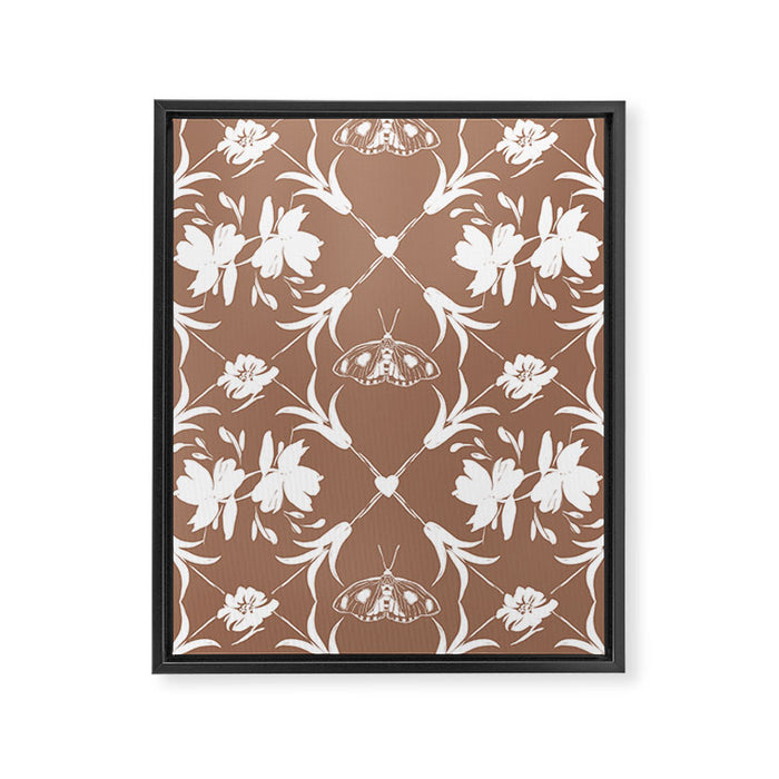 Bohemian Moth Haven  Framed Canvas Print Gallery Image 1