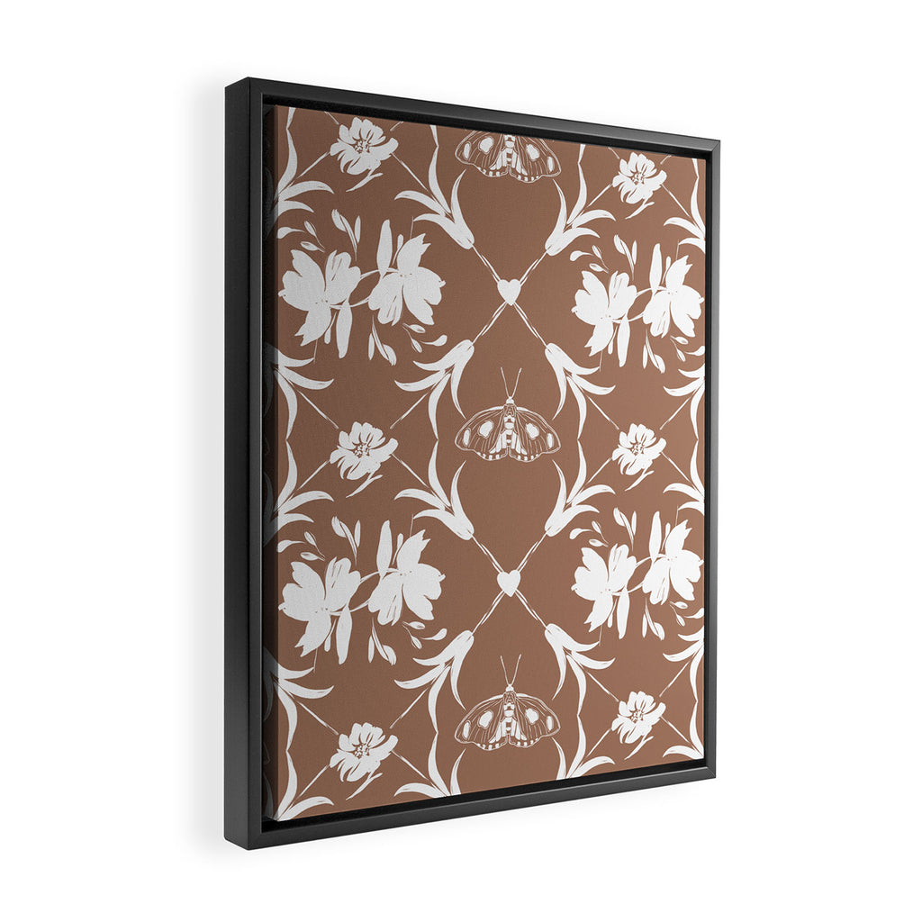 Bohemian Moth Haven  Framed Canvas Print Gallery Image 2
