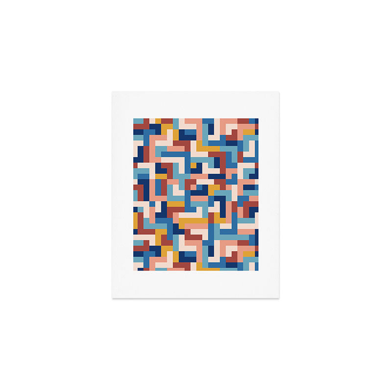 Boho M Tetris C Art Print Gallery Image 1