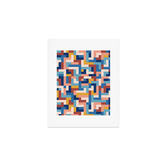 Boho M Tetris C Art Print Gallery Image 1