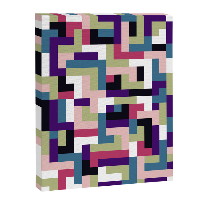 Boho M Tetris PTT Canvas Print Gallery Image 1