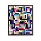 Boho M Tetris PTT Framed Canvas Print Gallery Image 8