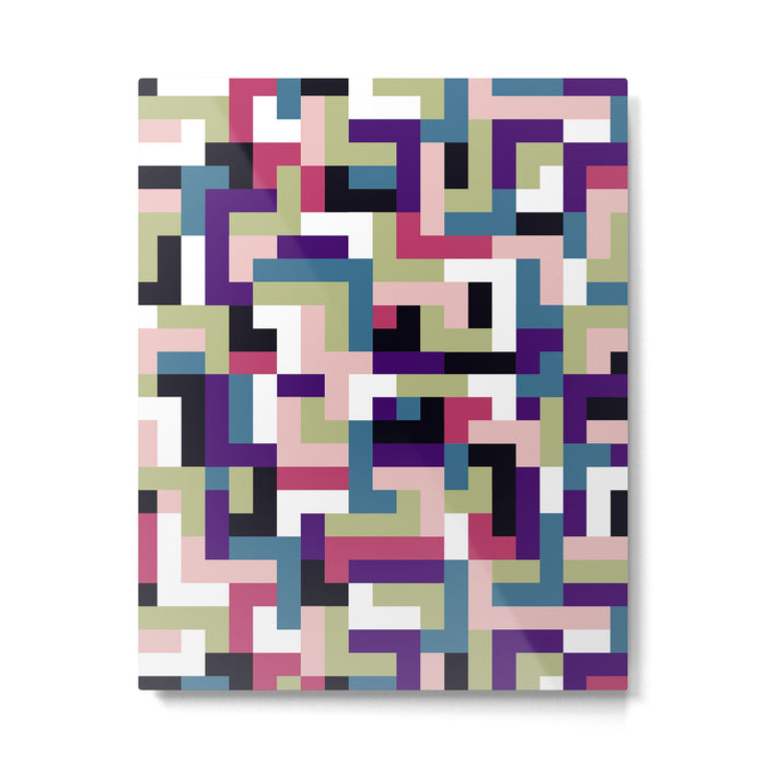 Boho M Tetris PTT Metal Print Gallery Image 1