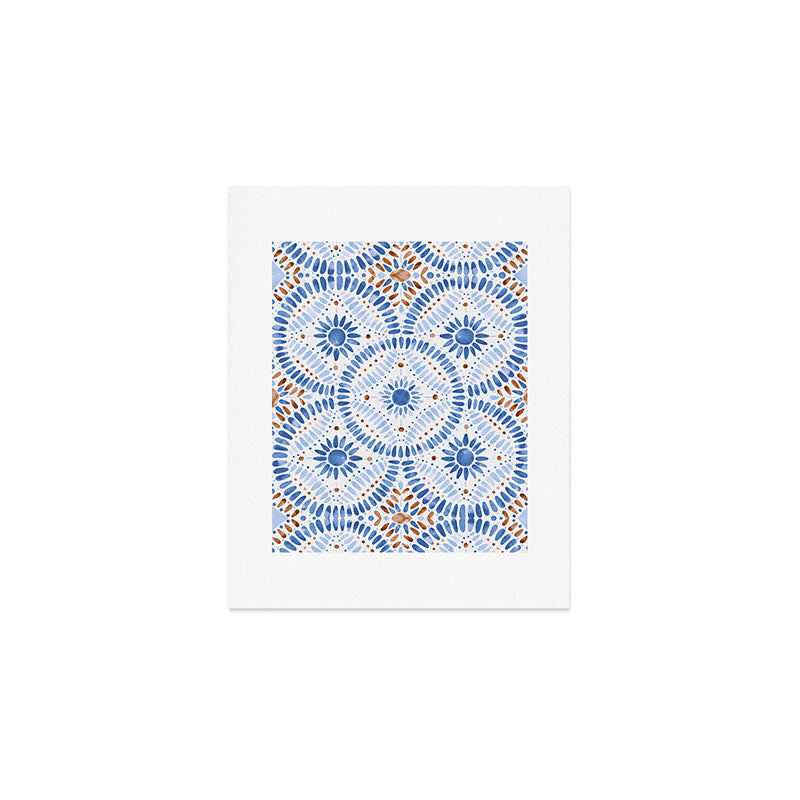 Boho Tiles Mandala Art Print Gallery Image 1