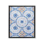 Boho Tiles Mandala Framed Canvas Print Gallery Image 8