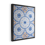 Boho Tiles Mandala Framed Canvas Print Gallery Image 2