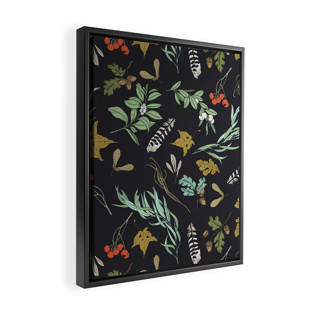 Boho vintage nature Framed Canvas Print Gallery Image 2