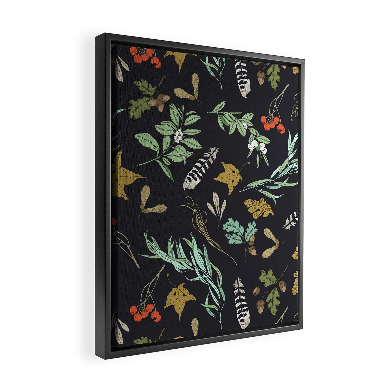 Boho vintage nature Framed Canvas Print Gallery Image 2