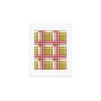Bold Checked Design Art Print Gallery Image 1