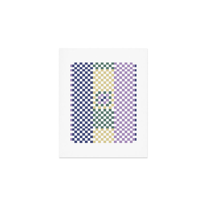 Bold colors block grid A Art Print Gallery Image 1