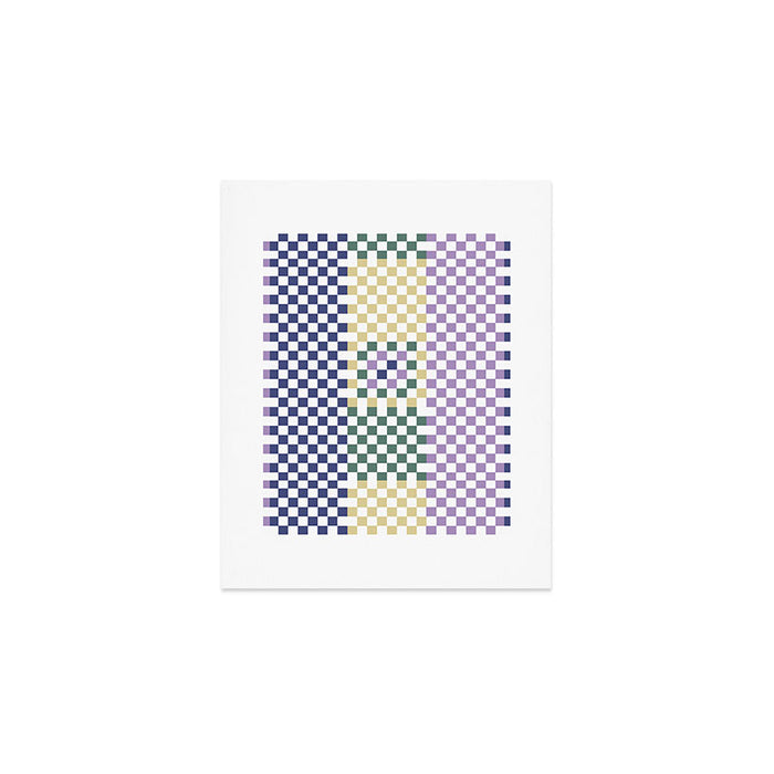 Bold colors block grid A Art Print Gallery Image 1