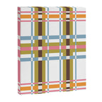 Bold Crosshatch Colorful Canvas Print Gallery Image 8
