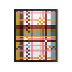 Bold Grid Aesthetic Framed Canvas Print Gallery Image 8