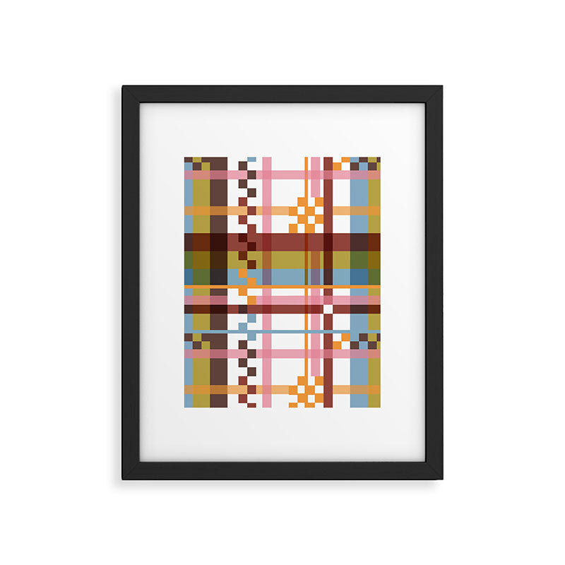 Bold Grid Aesthetic Framed Art Print Gallery Image 6