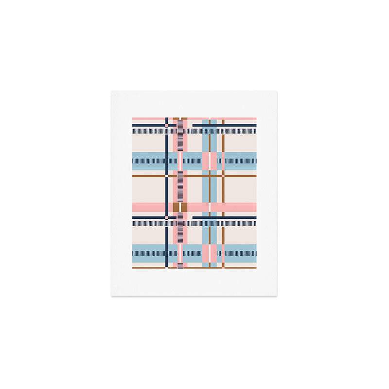 Bold Linear Harmony A Art Print Gallery Image 1