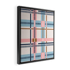 Bold Linear Harmony A Framed Canvas Print Gallery Image 2