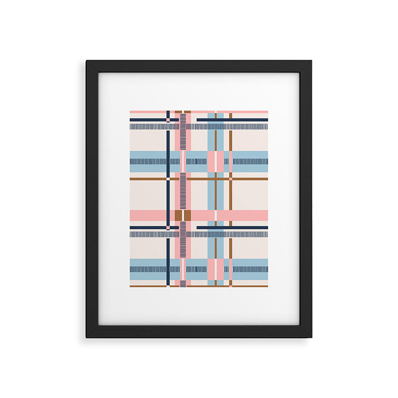 Bold Linear Harmony A Framed Art Print Gallery Image 6