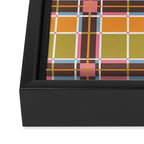 Bold Lines and Blocks Framed Canvas Print Gallery Image 3