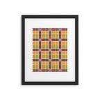 Bold Lines and Blocks Framed Art Print Gallery Image 6