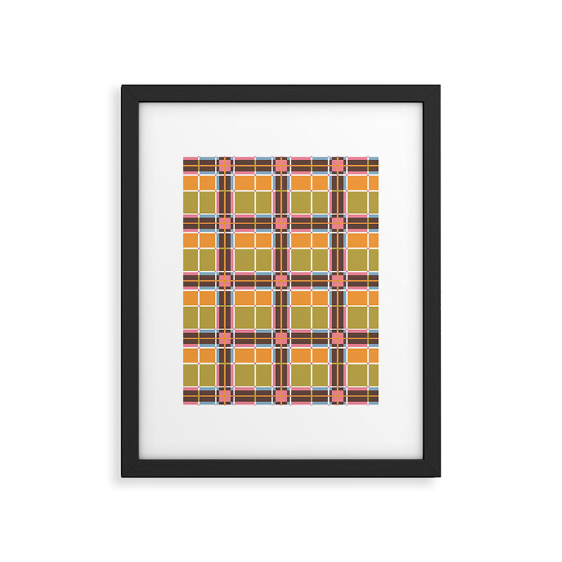 Bold Lines and Blocks Framed Art Print Gallery Image 6