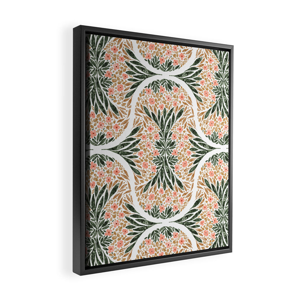 Botanical Breeze Decor Framed Canvas Print Gallery Image 2