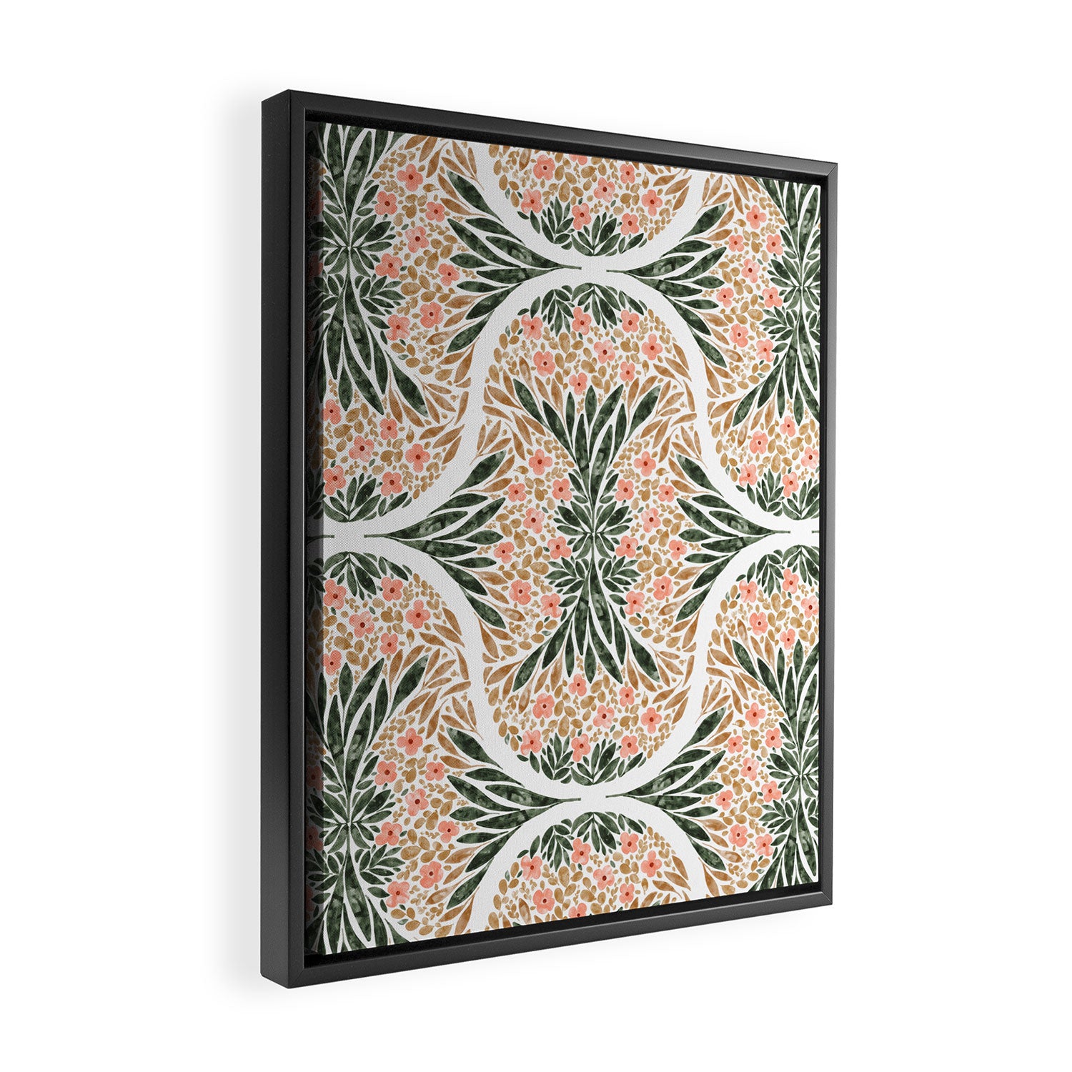 Botanical Breeze Decor Framed Canvas Print Gallery Image 2