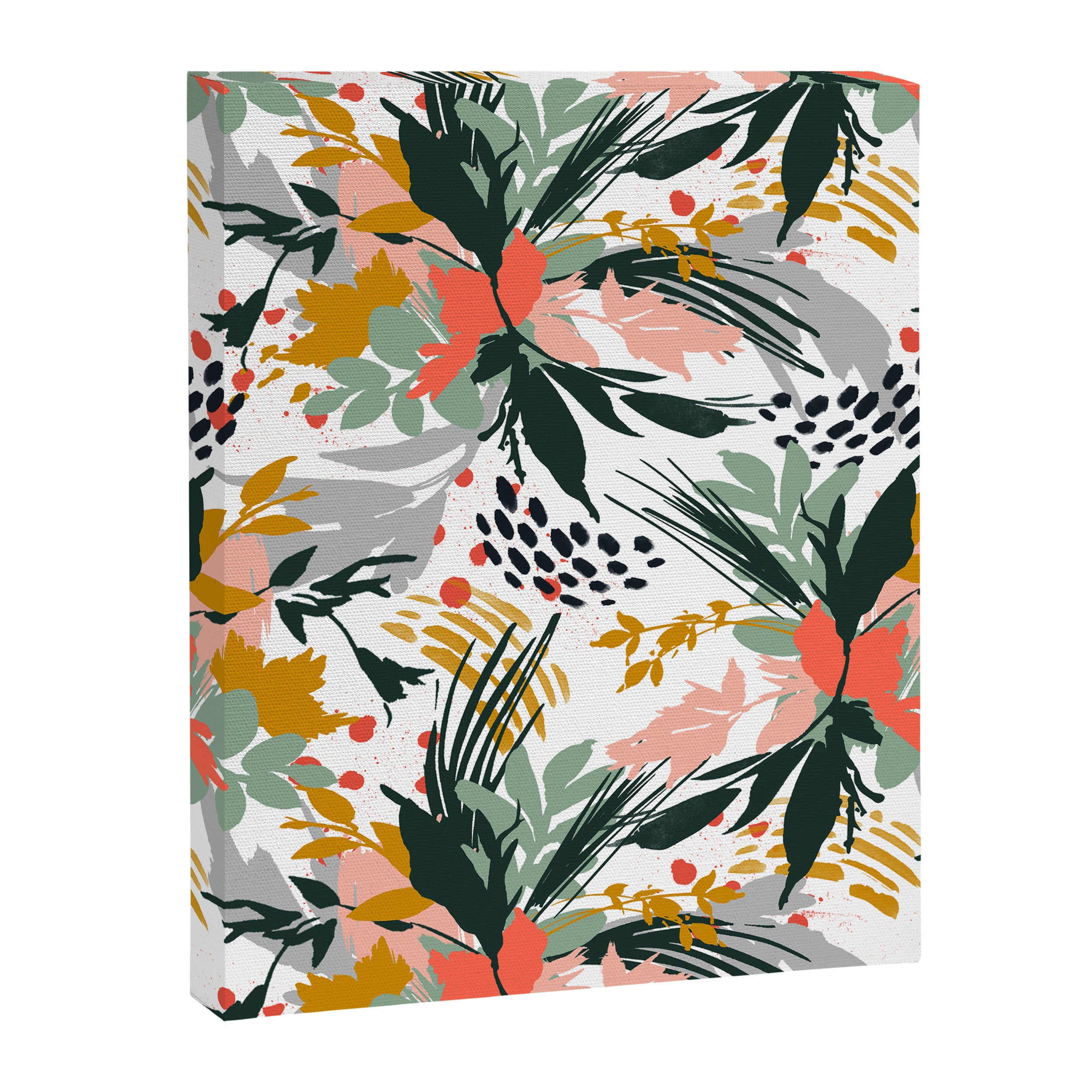 Botanical brush strokes I Canvas Print Gallery Image 8