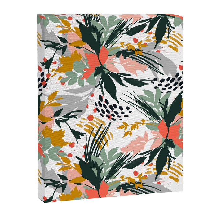 Botanical brush strokes I Canvas Print Gallery Image 1