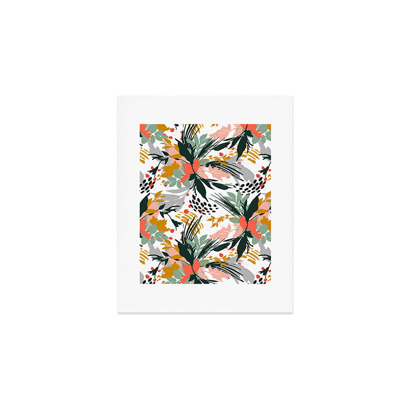 Botanical brush strokes I Art Print Gallery Image 1