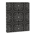 BW starry abstract mosaic A Canvas Print Gallery Image 8