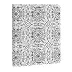 BW starry abstract mosaic B Canvas Print Gallery Image 8