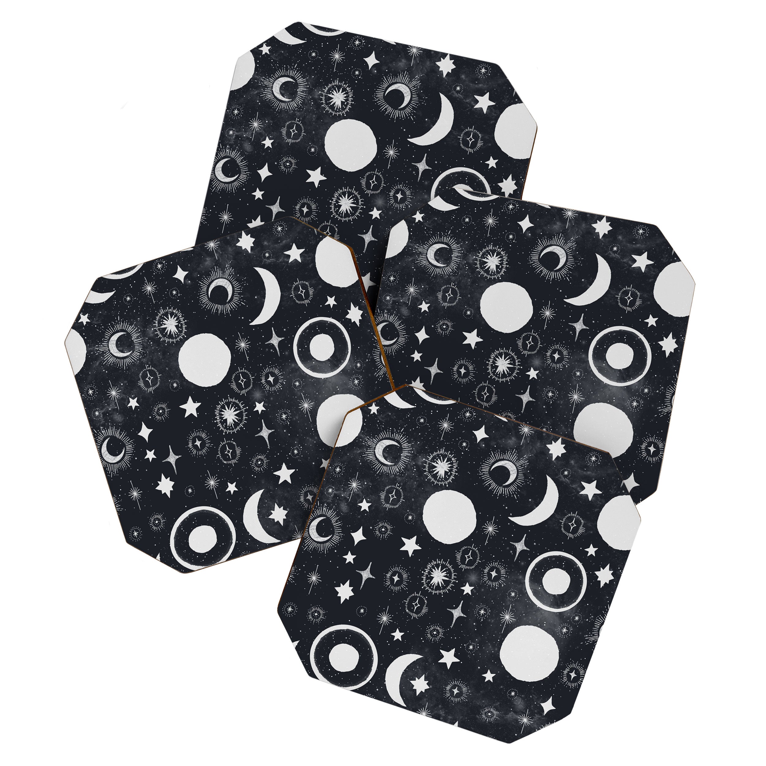Celestial dark pattern DS Coaster Gallery Image 1