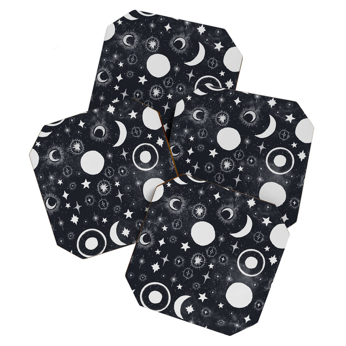 Celestial dark pattern DS Coaster Gallery Image 1