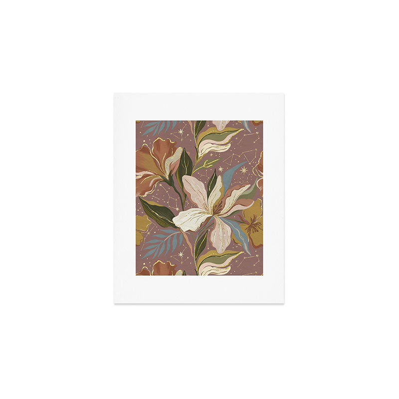 Celestial Iris Garden Art Print Gallery Image 1