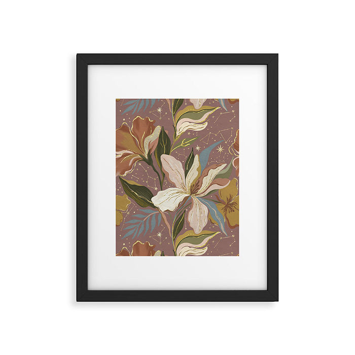 Celestial Iris Garden Framed Art Print Gallery Image 1