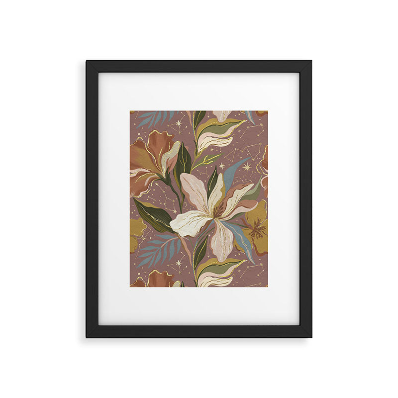 Celestial Iris Garden Framed Art Print Gallery Image 6
