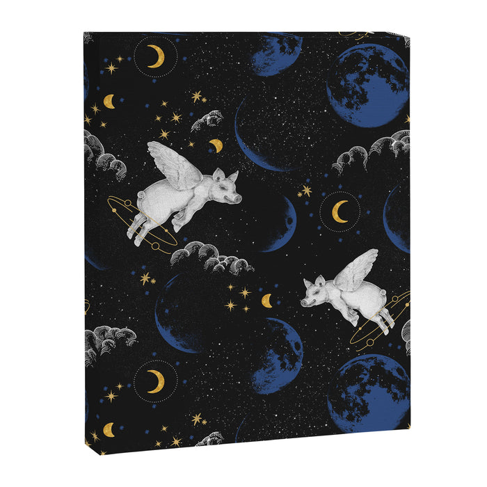 Celestial Pigs of the Night Sky A Canvas Print Gallery Image 1