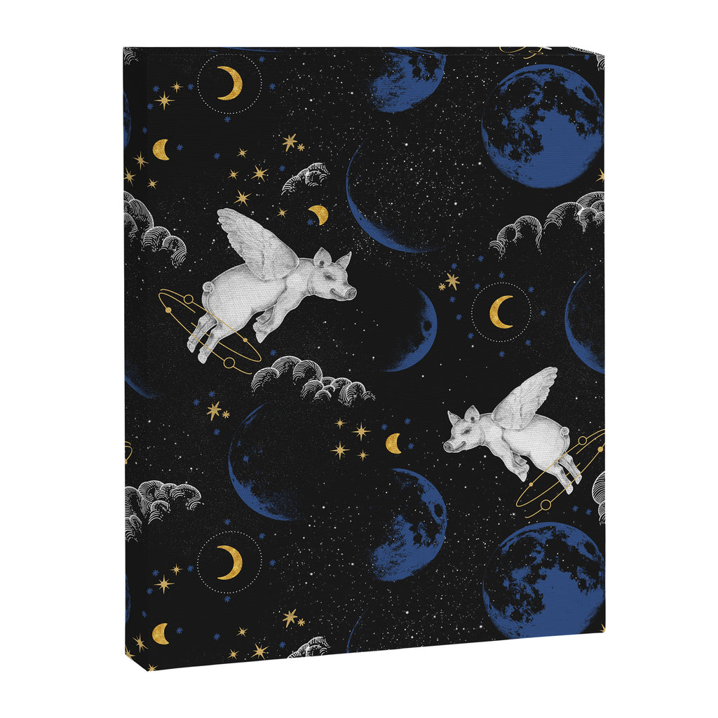 Celestial Pigs of the Night Sky A Canvas Print Gallery Image 8