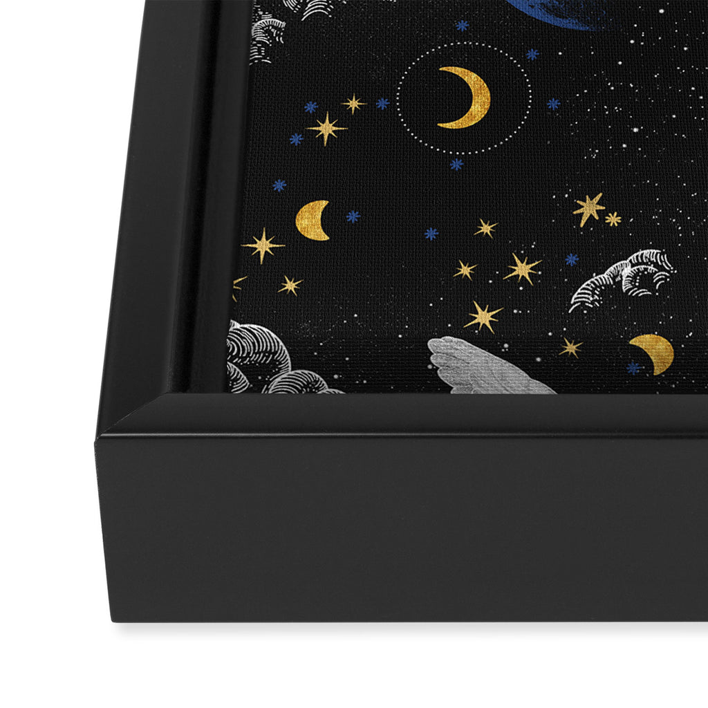 Celestial Pigs of the Night Sky A Framed Canvas Print Gallery Image 3