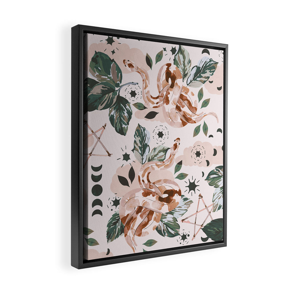 Celestial Snakescape W Framed Canvas Print Gallery Image 2
