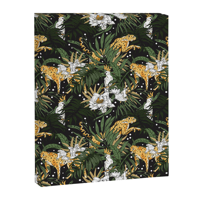 Cheetah in the glamorous nocturnal jungle Canvas Print Gallery Image 1