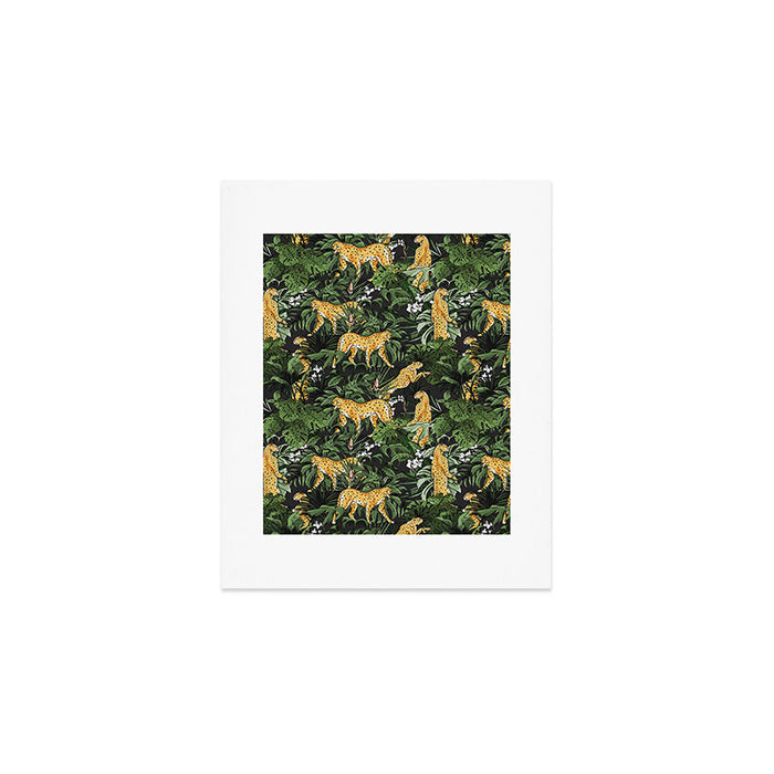 Cheetah in the wild jungle Art Print Gallery Image 1