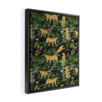 Cheetah in the wild jungle Framed Canvas Print Gallery Image 2