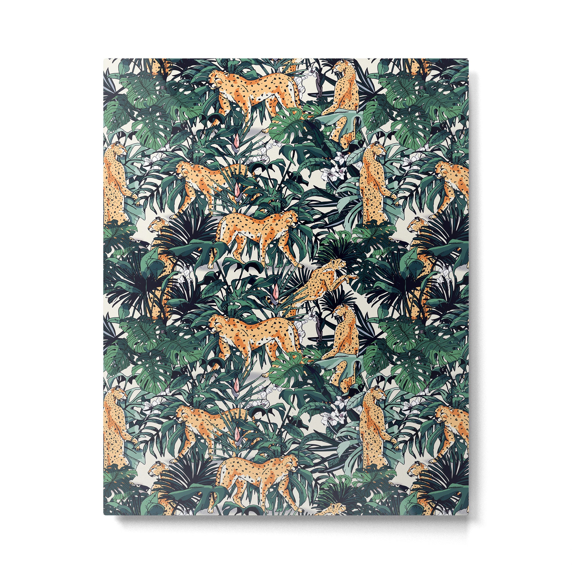 Cheetah in the wild rainforest Metal Print Gallery Image 6