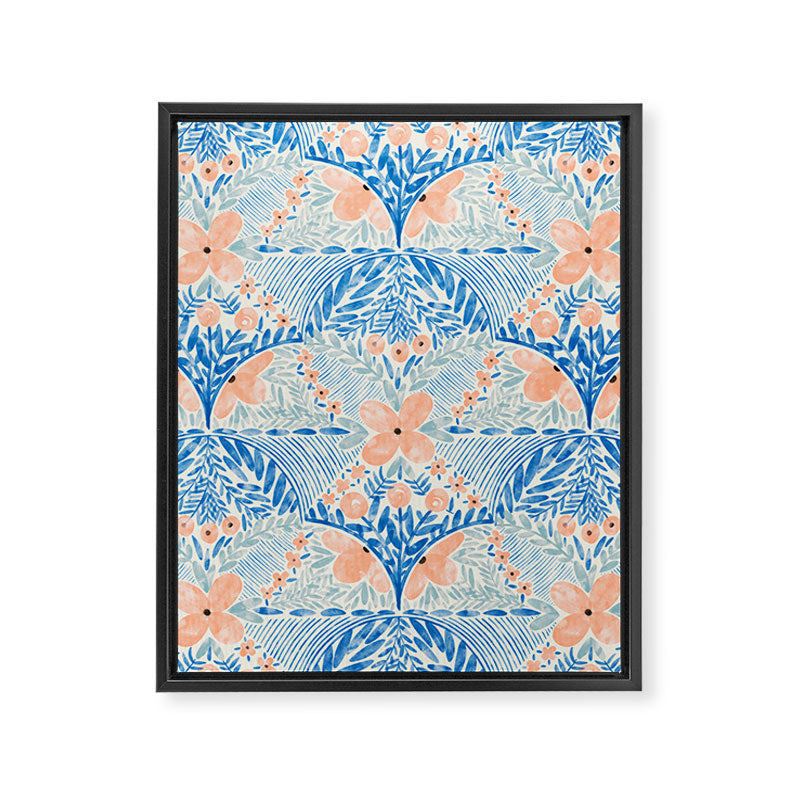 Chic Floral Decor BP Framed Canvas Print Gallery Image 8