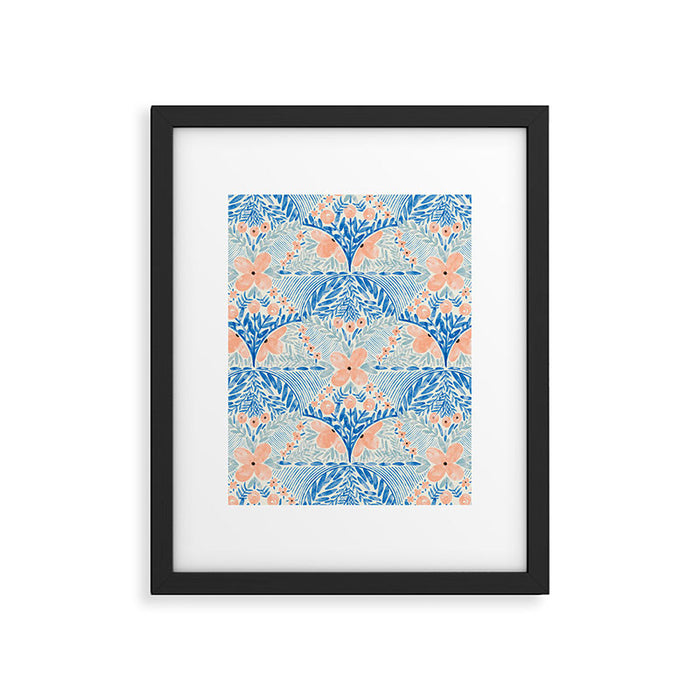 Chic Floral Decor BP Framed Art Print Gallery Image 1