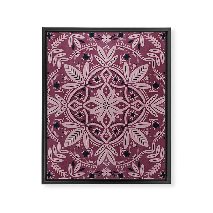 Chic Nature Charm Framed Canvas Print Gallery Image 1