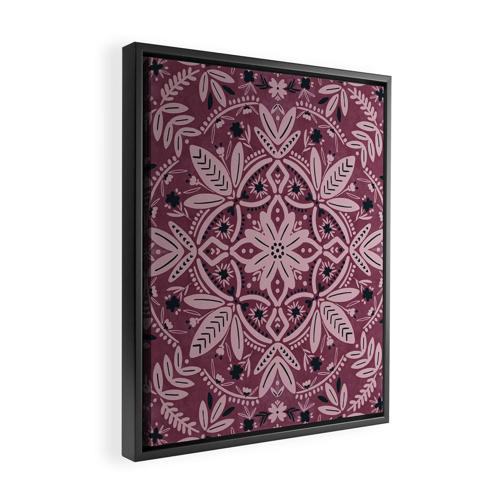Chic Nature Charm Framed Canvas Print Gallery Image 2