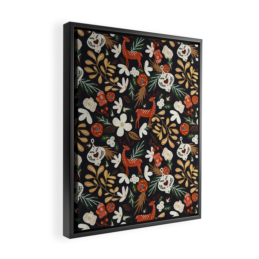 Christmas holiday night III Framed Canvas Print Gallery Image 2