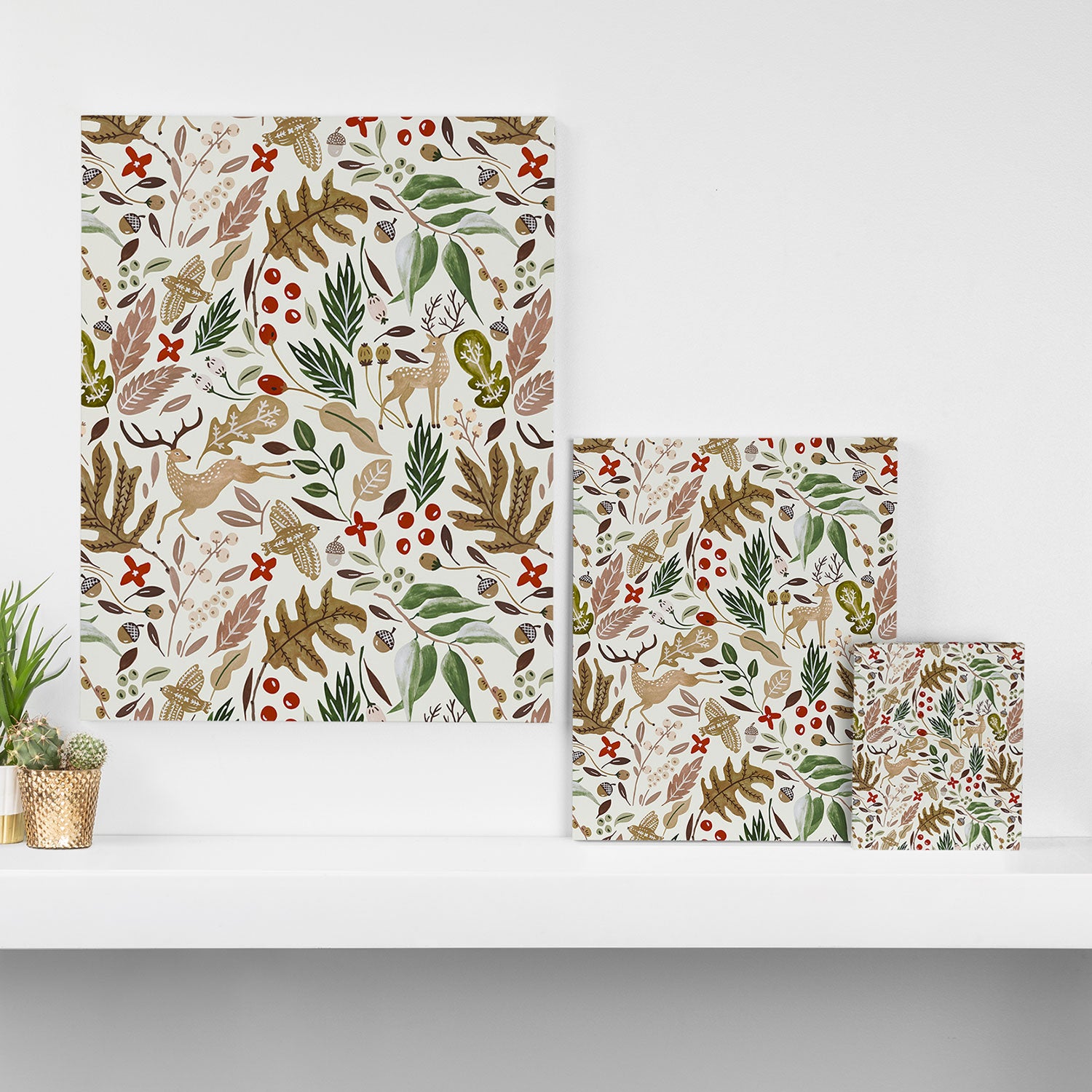 Christmas in the wild nature Canvas Print Gallery Image 3